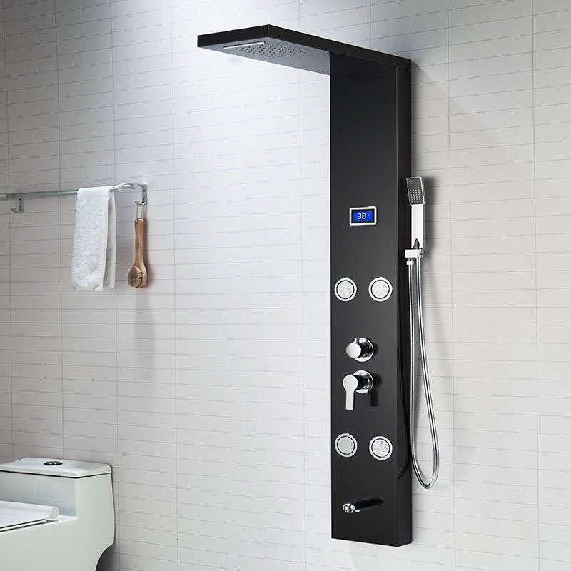 Shower Massage Panel with Square Rainfall