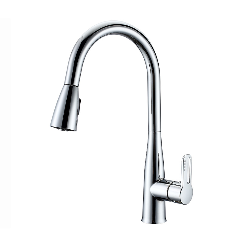 Faucet Pull Out With Spray Head Pull-Down Single Spray Bar Faucet