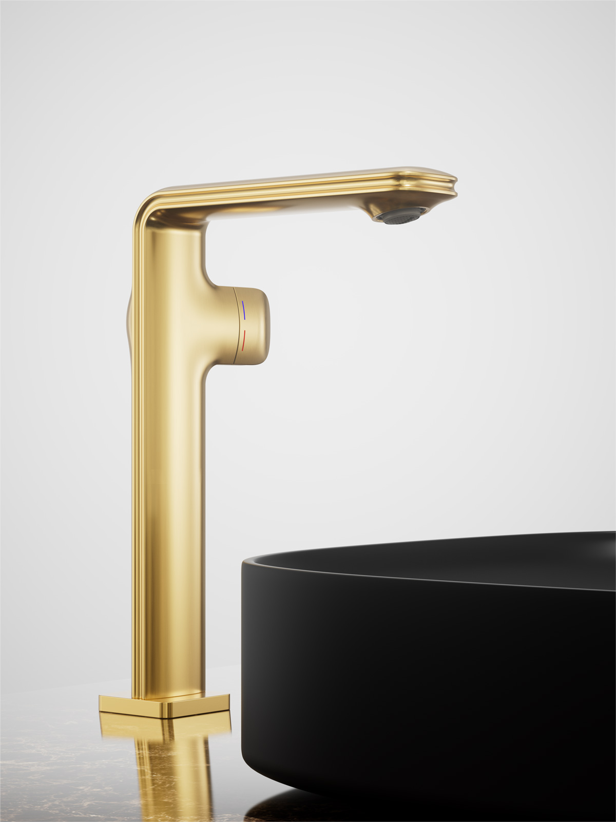 Grifo de oro cepillado: una combinación armoniosa de lujo y arte hogareño