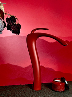 Grifo OUBAO Red Goddess Art: una opción elegante para hogares con estilo