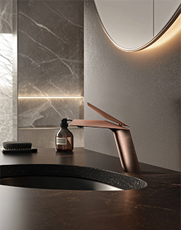 Grifería Serie Diamante: Un caleidoscopio de colores que redefine los espacios de baño de lujo